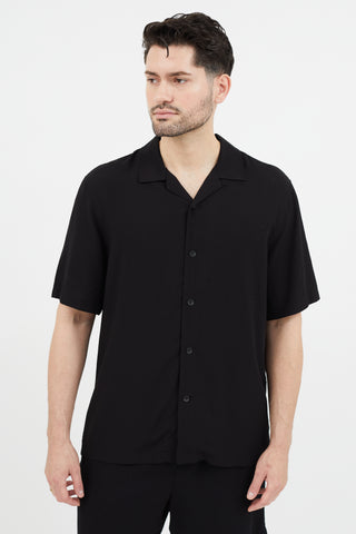 Rag 
Bone Black Short Sleeve Shirt