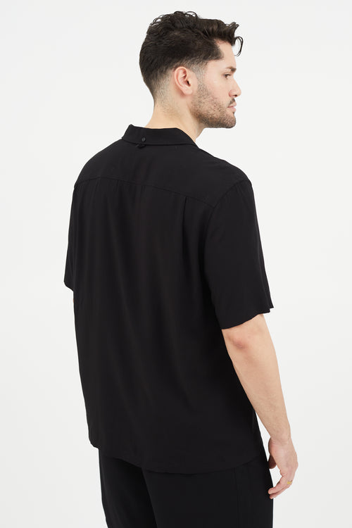 Rag 
Bone Black Short Sleeve Shirt