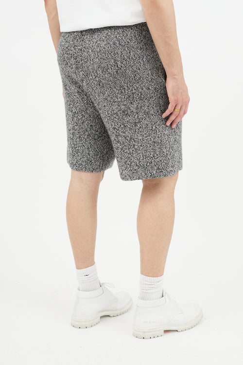 Rag 
Bone Black 
White Knit Cashmere Short