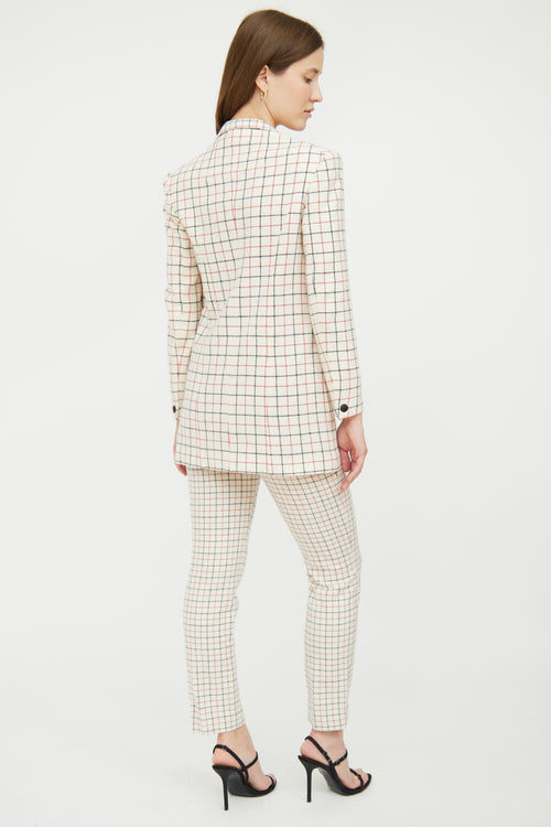 White 
Multi Check Wool Blend Suit Rag 
Bone