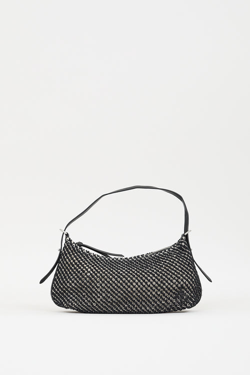 Rag 
Bone Black 
White Summer Shoulder Bag