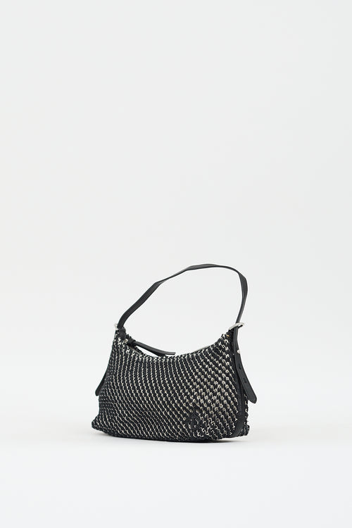 Rag 
Bone Black 
White Summer Shoulder Bag