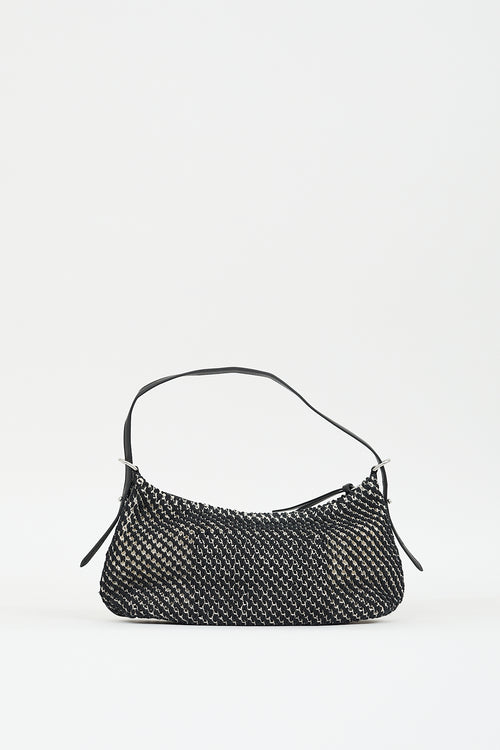 Rag 
Bone Black 
White Summer Shoulder Bag