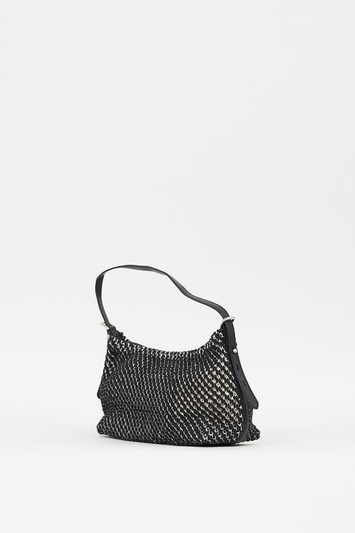 Rag 
Bone Black 
White Summer Shoulder Bag