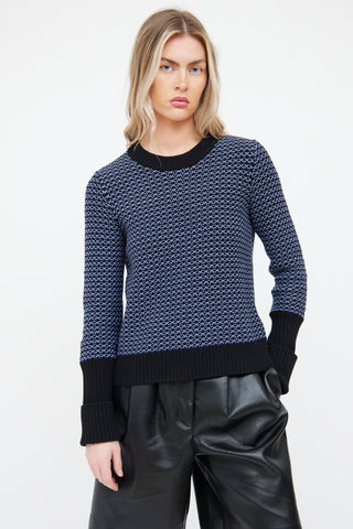 Rag 
Bone Blue 
Black Knit  Sweater