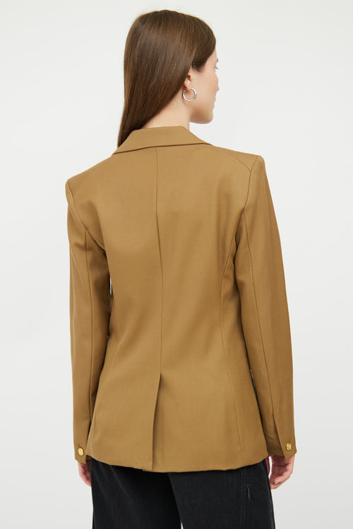 Brown Wool Double Breasted Blazer Rag 
Bone