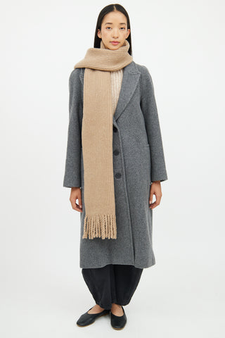 Rag 
Bone Brown Wool Scarf