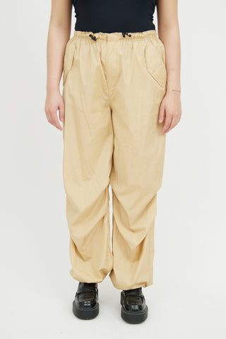 Rag 
Bone Beige Cotton Parachute Pant