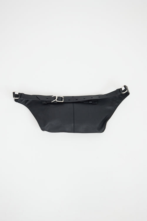 Rag 
Bone Silver 
Black Elliott Fanny Pack Bag