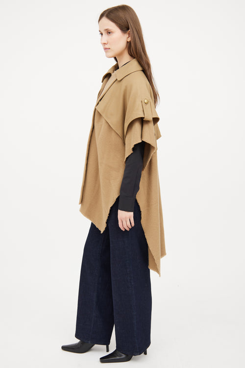 Rag 
Bone Beige Wool Trench Poncho