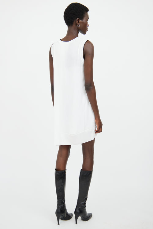 Rag 
Bone White 
Black Folded Dress