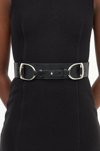 Ralph Lauren Leather Double Buckle Belt