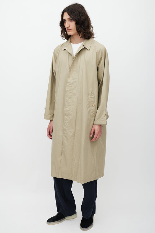 Ralph Lauren Polo Beige Cotton Trench Coat