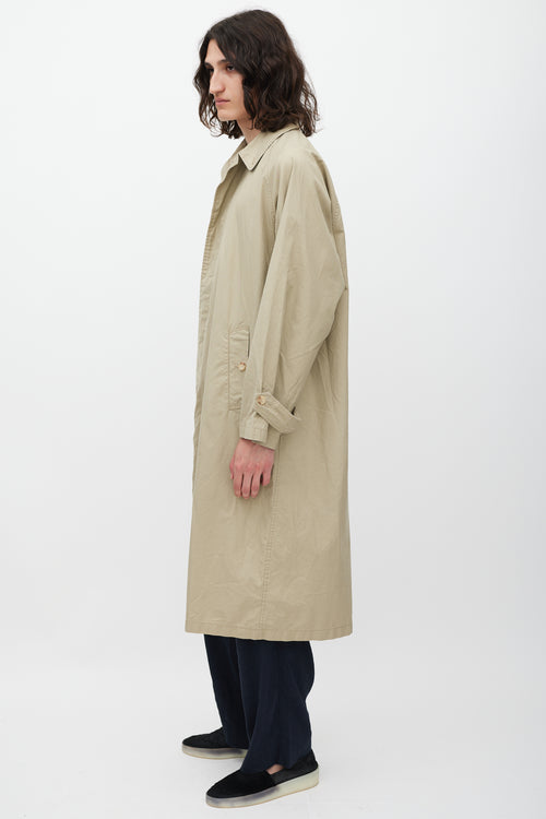 Ralph Lauren Polo Beige Cotton Trench Coat