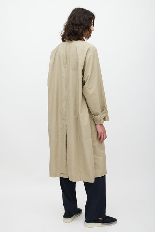 Ralph Lauren Polo Beige Cotton Trench Coat