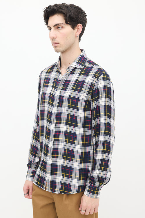 Ralph Lauren Purple Label Multicolour Plaid Shirt