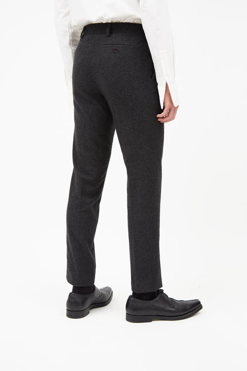 Ralph Lauren Grey Wool Cashmere Trouser