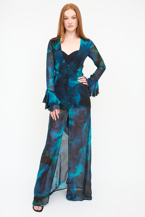 Rat 
Boa Blue 
Green Fiorella Dress