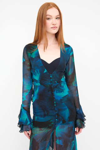 Rat 
Boa Blue 
Green Fiorella Dress