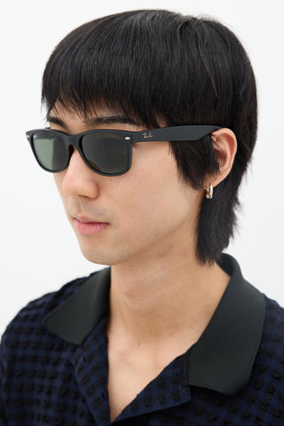 Ray-Ban Black New Wayfarer Square Sunglasses