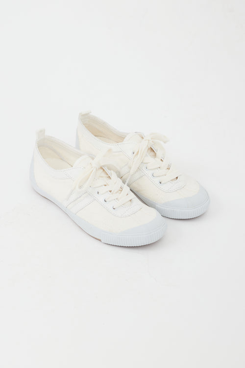 ReDone White Round Toe Sneaker