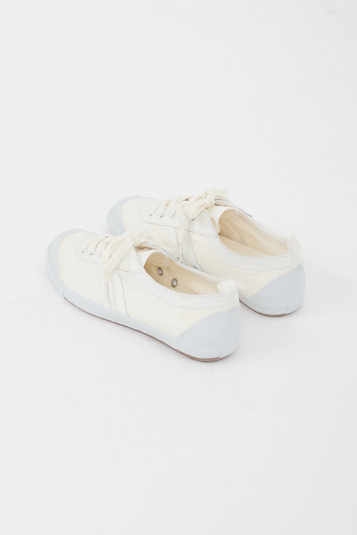 ReDone White Round Toe Sneaker