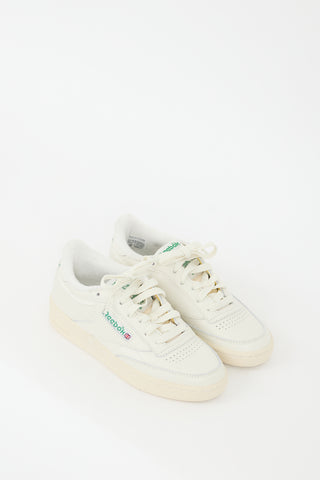 Reebok Cream Leather Club C 85 Sneaker