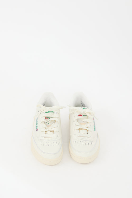 Reebok Cream Leather Club C 85 Sneaker