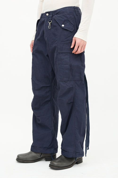 Reese Cooper Navy Harness Cargo Pant