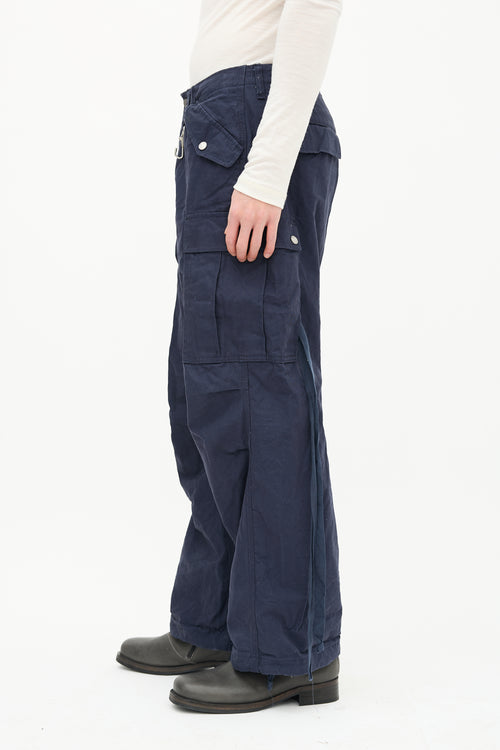 Reese Cooper Navy Harness Cargo Pant