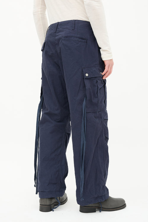 Reese Cooper Navy Harness Cargo Pant