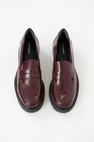 Reformation Patent Leather Agatha Chunky Loafer