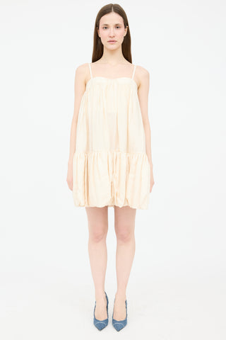 Reiss Linen Emery Bubble Dress