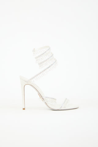 Rene Caovilla Crystal Cleo Chandelier Heel