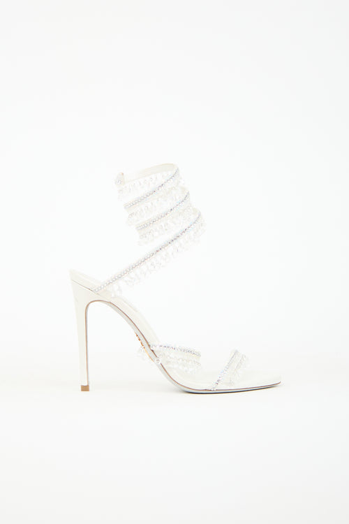 Rene Caovilla Crystal Cleo Chandelier Heel