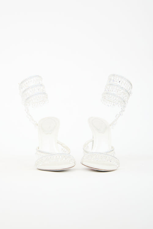 Rene Caovilla Crystal Cleo Chandelier Heel