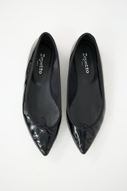 Repetto Black Patent Ballet Flat