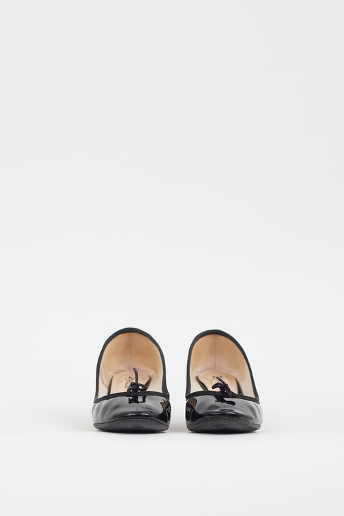 Repetto Black Patent Camille Leather Ballet Heel