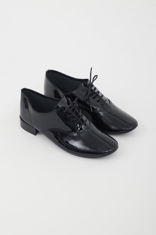 Repetto Black Patent Leather Zizi Derby