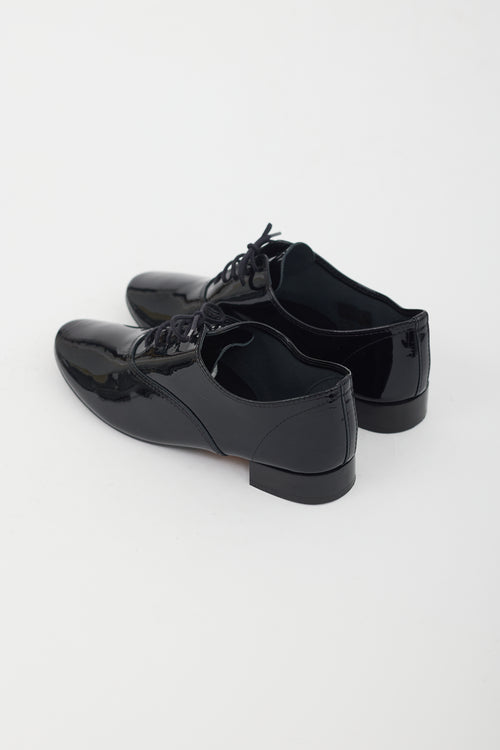 Repetto Black Patent Leather Zizi Derby