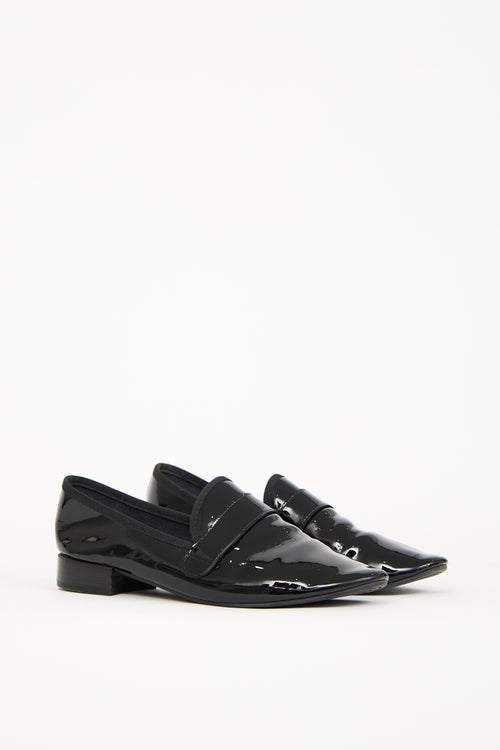 Repetto Black Patent Michael Loafer