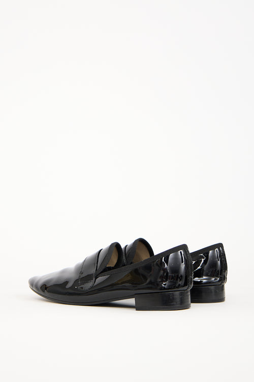 Repetto Black Patent Michael Loafer