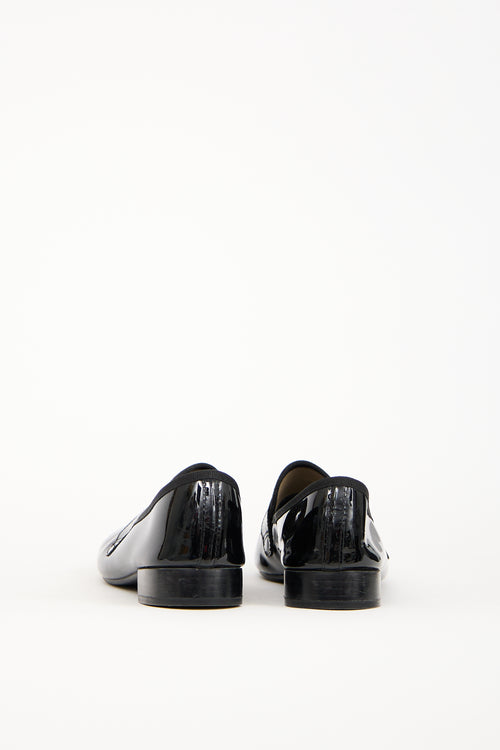 Repetto Black Patent Michael Loafer