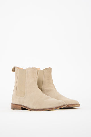 Represent Beige Suede Chelsea Boot