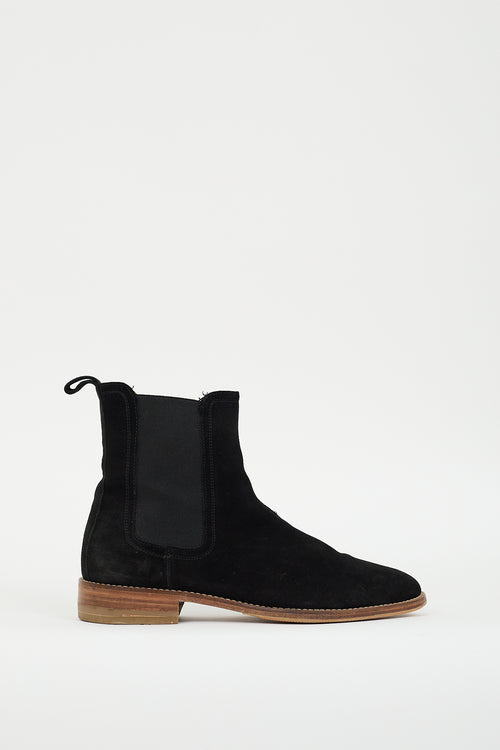 Represent Black Suede Chelsea Boot