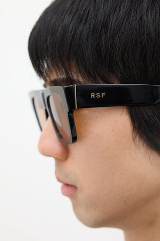 Retrosuperfuture Black Mega Square Sunglasses