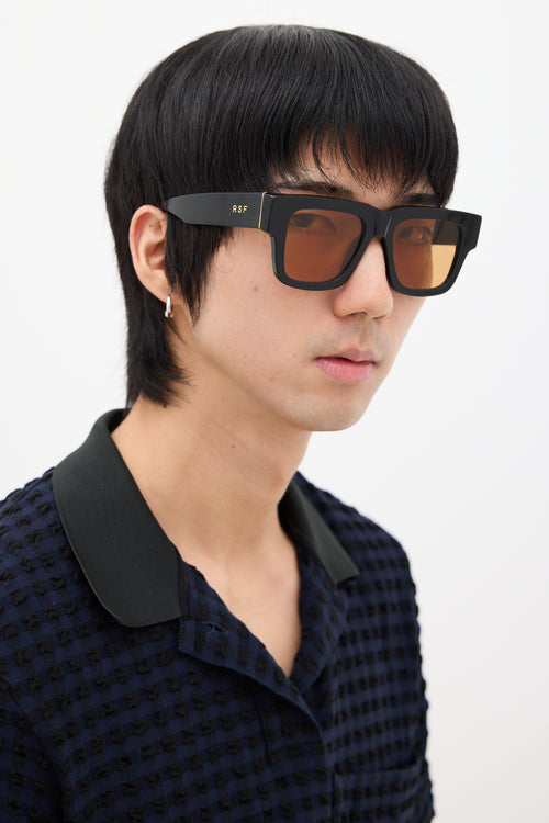 Retrosuperfuture Black Mega Square Sunglasses