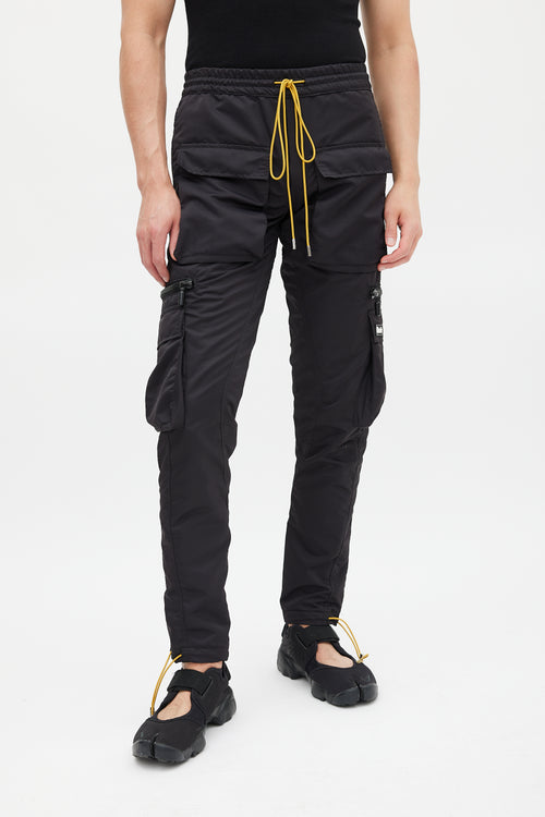 Rhude Black Drawcord Jogger