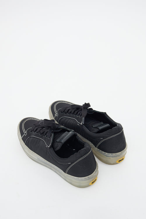 Rhude Black Nylon V1 Lo Sneaker