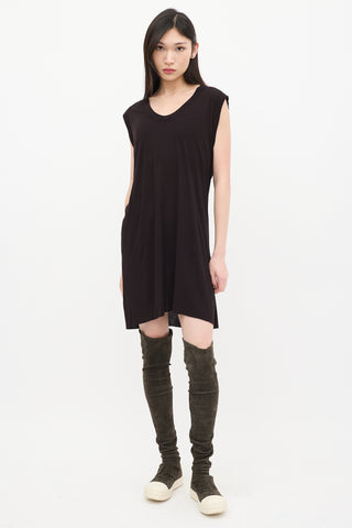 Rick Owens AW 2010 Black Sleeveless Dress